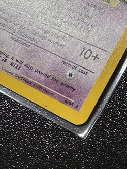 LP/NM (No-Symbol) Pokemon MR. MIME Card JUNGLE Set 6/64 HOLO RARE Error/Misprint - Image 3