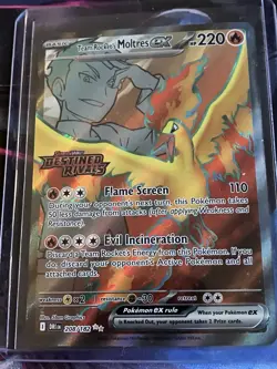 Pokemon TCG Stamped Team Rockets Moltres UPC Promo Cards. - Image 2