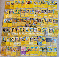 Pokemon 75+ Card Lot all Pikachu with 4 Base Set cards - Image 1