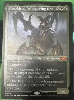 Sheoldred, Whispering One (Foil Etched) March of the Machine Multiverse Legend - Image 1