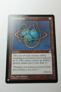 MTG Heartstone x1- -The List-Lightly Played - Image 1