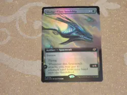 MTG Ext. Art FOIL Sledge-Class Seedship x1 Rare Edge of Eternities Good Low S&H - Image 1