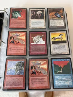 MTG Vintage Binder Lot - Collection Beta Unlimited Dark Revised Ice Age - Image 1