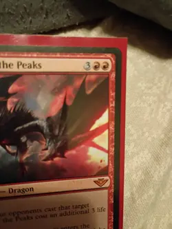 FOIL - PSA 9 MINT MTG Magic - Terror of the Peaks - Core Set 2021 (POP 2) - Image 3