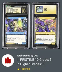 Magic MTG Norman Osborn (Borderless) 0220 Spider-Man Regular CGC Pristine 10 - Image 3