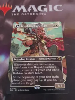 Mtg. Brigid, Clachan's Heart. Borderless. Lorwyn Eclipsed. Pack Fresh - Image 1
