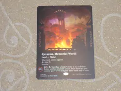 MTG Borderless FOIL Kavaron, Memorial x1 Mythic Edge of Eternity Stellar Sights - Image 1