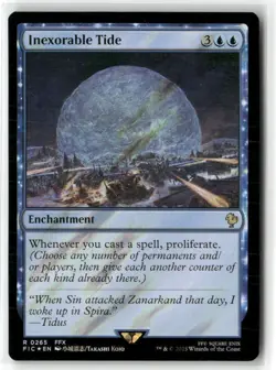 Inexorable Tide Commander: Final Fantasy Surge Foil NM MTG - Image 1
