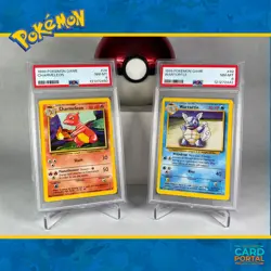 Charmeleon & Wartortle - Pokemon TCG - 1999 Base Set - Unlimited Ed. - PSA 8 - Image 1