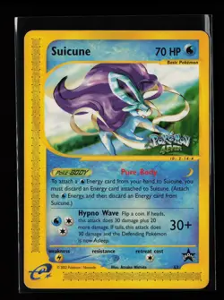 Suicune 53/53 WoTC Black Star Promo Pokemon Card - Image 1