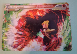Pokemon Ho-Oh Legend Holo 111/123 HP Condition - Image 1