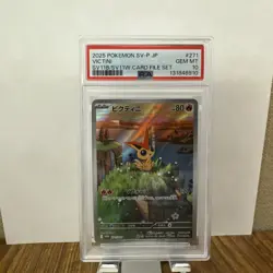 PSA 10 Pokemon Card Victini AR 097/086 sv11B Black Bolt Japanese - Image 3