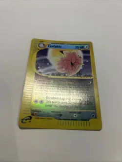 Rare, Reverse Holo Pokemon Expedition Set Clefable 41/165 (English) - Image 4