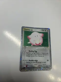 Pokemon Chansey EX TCG Holo Ultra Rare Card Ruby and Sapphire 96/109 - Image 2