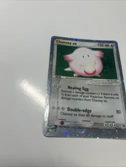 Pokemon Chansey EX TCG Holo Ultra Rare Card Ruby and Sapphire 96/109 - Image 4