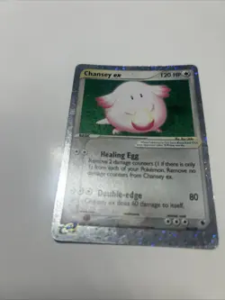 Pokemon Chansey EX TCG Holo Ultra Rare Card Ruby and Sapphire 96/109 - Image 5