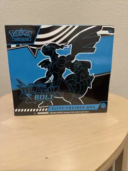 Pokemon TCG Scarlet and Violet Black Bolt Elite Trainer Box - Image 1