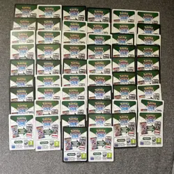 Pokemon Live Trading Card Game Digital Rewards Unused Redemption Card Lot (56) - Image 1
