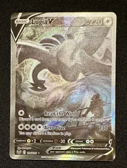 Pokemon Sword & Shield Silver Tempest Lugia V (Alt Full Art) 186/195 NM - Image 3