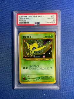 Celebi Holo 251 Promo Neo 3 Promo Pokemon Japanese PSA 8.5 - Image 1