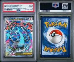 PSA 9 Pokemon 2025 Mega Charizard X ex 023 Mega Evolution UPC Promo - Image 3
