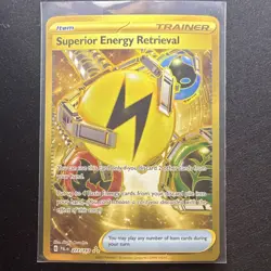 Superior Energy Retrieval 277/193 NM Paldea Evolved Hyper Rare Holo Pokemon - Image 1