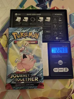 Heavy! Over 22.47 Gram Pokemon Journey Together Booster Pack Sealed - Image 1