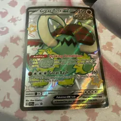 Pokemon Scarlet & Violet Black Star Promo - Great Tusk ex SVP 072 - Image 1