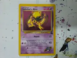 Pokemon TCG Sabrina's Abra 19/53 Wotc Black Star Promo NM - Image 1
