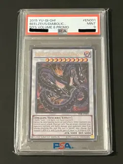 Yu-Gi-Oh! Beelzeus of the Diabolic Dragons - 5D's Vol 8 Promo - PSA 9 (Pop 2) - Image 1