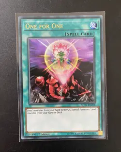 Yugioh! One for One AC19-EN018 Ultra Rare 1st Edition NM/Mint - Image 1