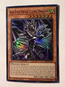 Red-Eyes Metal Claws Dragon - ALIN-EN025 - Super Rare - 1st Edition Yugioh - Image 1