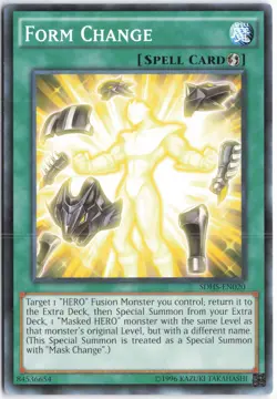 Yugioh - Form Change SDHS-EN020 Unlimited - Structure Deck: HERO Strike - Image 1