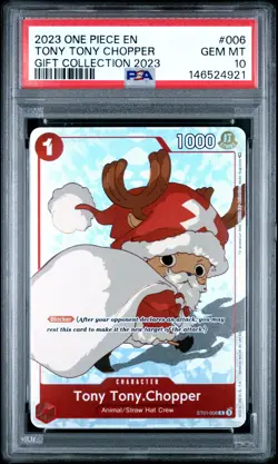 2023 ONE PIECE GIFT COLLECTION 2023 #006 TONY TONY CHOPPER PSA 10 - Image 1