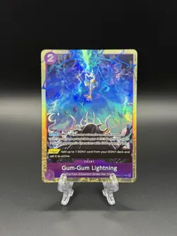 Gum-Gum Lightning OP09-077 English Foil One Piece Premium Best Selection Vol 4 - Image 1