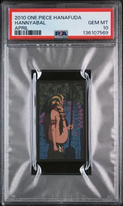 2010 ONE PIECE HANAFUDA APRIL HANNYABAL PSA 10 - Image 1
