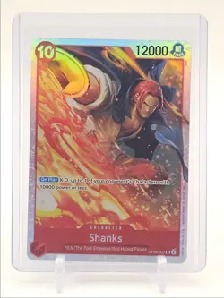 SHANKS 2024 ONE PIECE WINGS OF THE CAPTAIN SUPER RARE #OP06-007 Q5690 - Image 1