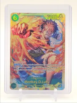 MONKEY D. LUFFY 2025 ONE PIECE CARRYING ON SECRET RARE #OP13-118 Q5690 - Image 1
