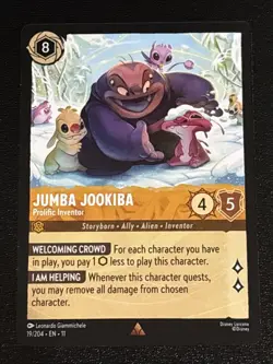 Disney Lorcana Winterspell Jumba Jookiba - Prolific Inventor 19/204 NM Rare - Image 1