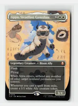 Appa, Steadfast Guardian (Borderless) Avatar: The Last Airbender MTG Card - Image 1