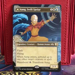 Aang, Swift Savior Legendary Creature - Human Avatar Ally R 0347 Magic Card - Image 1
