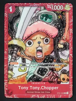 One Piece English ST01-006 Tony Tony Chopper Premium Card Collection Film Red - Image 1