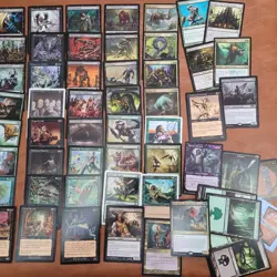 Green Black ***ZOMBIES*** Tribal Custom COMMANDER MAGIC DECK ALL 100 MTG Cards - Image 2