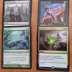Green Black ***ZOMBIES*** Tribal Custom COMMANDER MAGIC DECK ALL 100 MTG Cards - Image 4