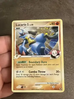 Lucario GL 8/111 Holo Rising Rivals - Pokemon Card - LP - Image 2