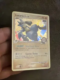 Lucario GL 8/111 Holo Rising Rivals - Pokemon Card - LP - Image 3