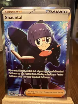 Shauntal Paradox Rift Full Art Ultra Rare Pokemon Card 243/182 Mint Condition - Image 1