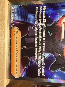 Shauntal Paradox Rift Full Art Ultra Rare Pokemon Card 243/182 Mint Condition - Image 4