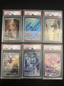 Pokemon PSA 9 English 6 Card Lot | Charmander, Wartortle, Charmeleon & More! - Image 1
