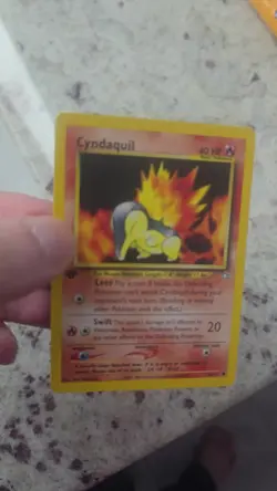 Pokemon Card - Cyndaquil Neo Genesis 56/111 Common 1st Edition - no refunds - Image 2